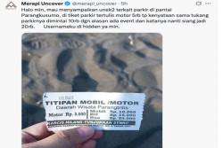 Viral Parkir Sepeda Motor di Pantai Parangkusumo Saat Festival Layang-Layang Tak Sesuai Karcis, Ini Kata Dishub Bantul
