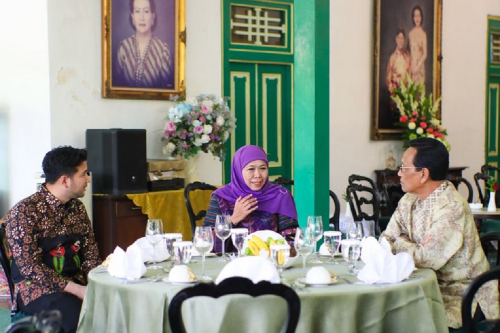 Gubernur Jatim Khofifah Temui Sri Sultan HB X Bahas Promosi Pariwisata