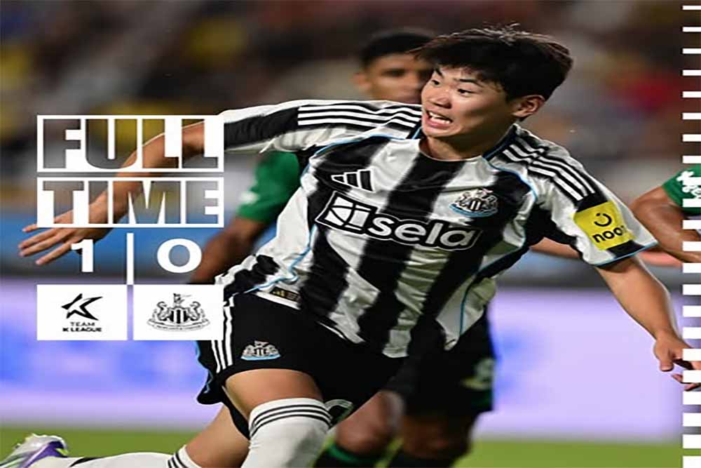 Hasil K League XI vs Newcastle United 1-0. Gol Kim Jin Kyu Bikin Malu The Magpies