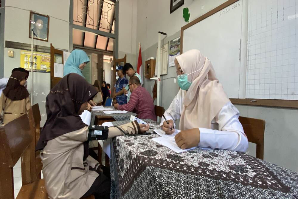 Peringati Hari Bakti TNI AU ke-78, RSPAU Hardjolukito dan Pemkot Jogja Gelar Pemeriksaan Gratis di SDN Lempuyangwangi
