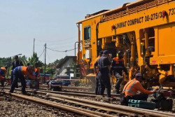 Perlintasan di Lokasi KA Argo Bromo Anggrek Anjlok Kini Bisa Dilewati