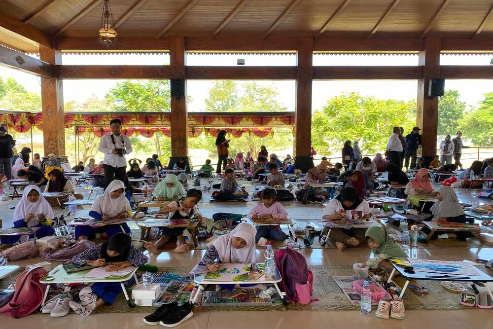 227 Pelajar Ikuti Lomba Lukis Tingkat Kabupaten Bantul
