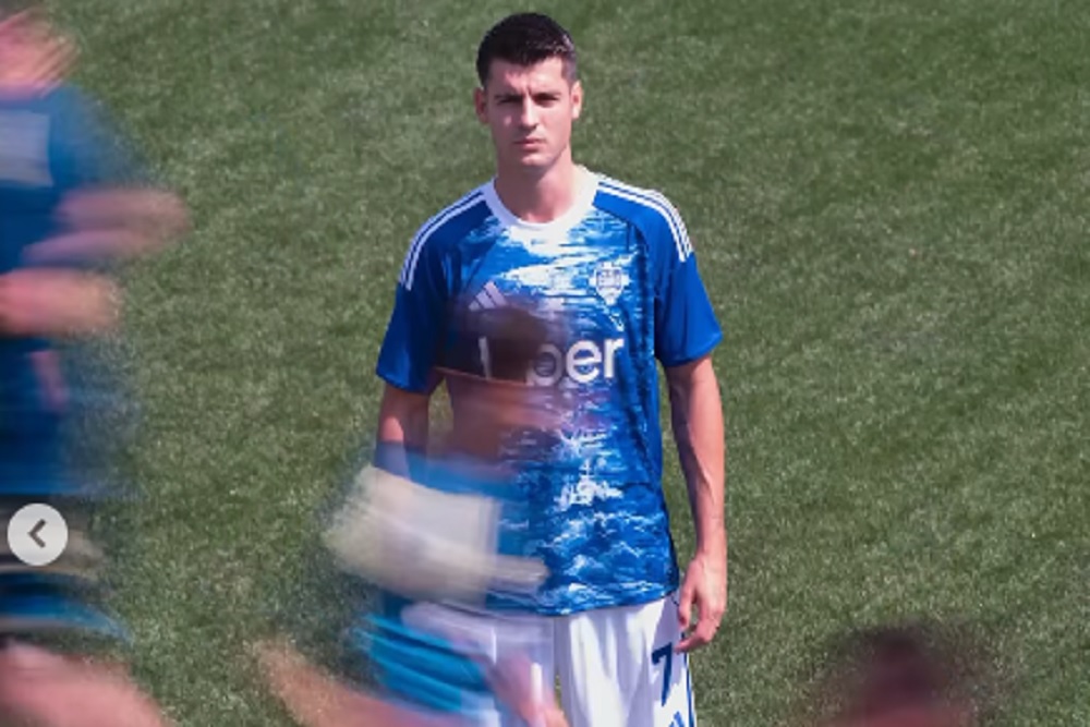 Como Resmi Datangkan Bomber AC Milan Alvaro Morata