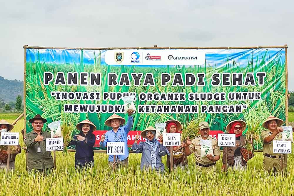 Sarihusada Kembangkan Inovasi Pupuk Organik Sludge, Dukung Ketahanan Pangan Nasional