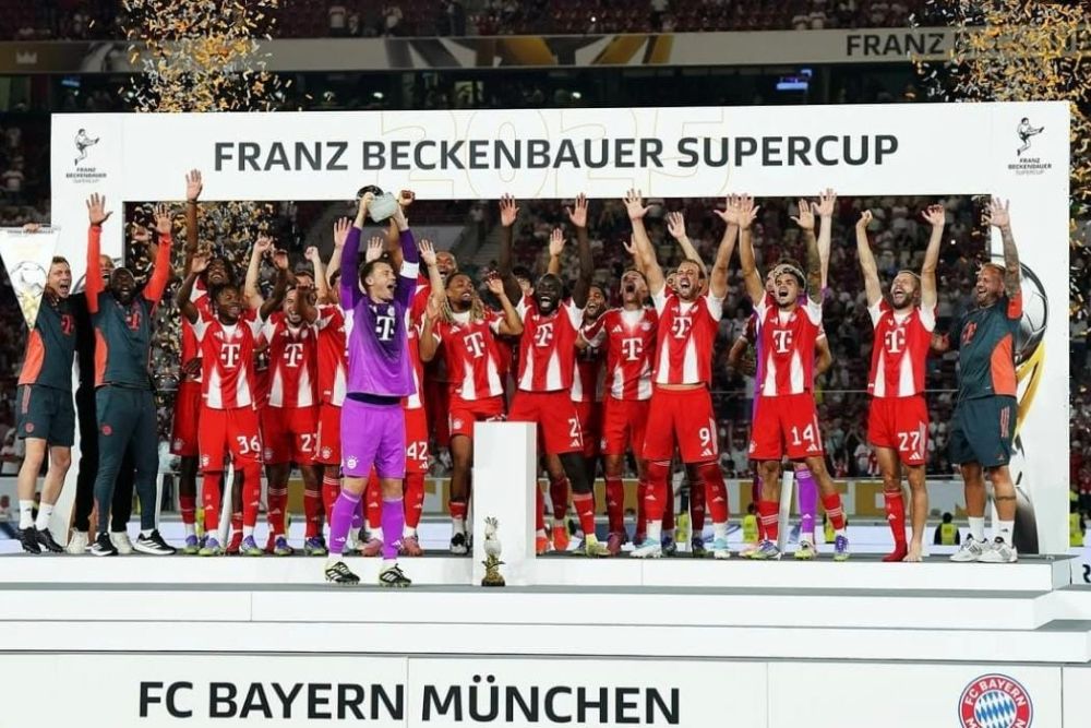 Bayern Juara Piala Super Jerman 2025, Kalahkan VfB Stuttgart 1-2