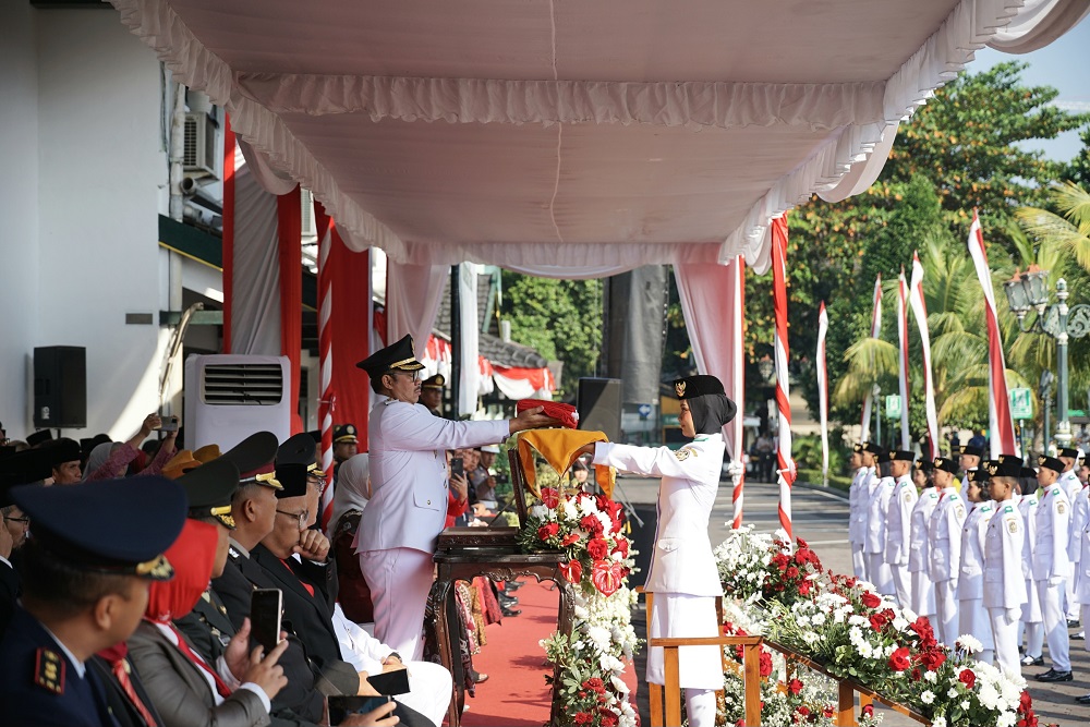 Upacara HUT ke-80 RI di Jogja Dimeriahkan dengan Penampilan Seni dan Budaya