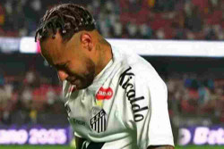Neymar Menangis Usai Santos Dibantai Vasco da Gama 6-0