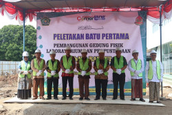 Pembangunan Fisik Gedung Perpustakaan dan Laboratorium SBSN MTsN 6 Bantul Dimulai