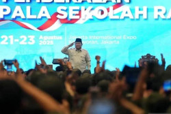Prabowo Singgung Soal Kebocoran Anggaran Pendidikan di Hadapan Ribuan Guru