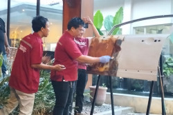 Pegiat Otomotif Berkumpul, Demo Pengecatan Mengatasi Bodi Mobil Berkarat