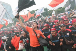 Siaga Satu, Buruh Siap Menjaga Gangguan Keamanan di Kawasan Industri