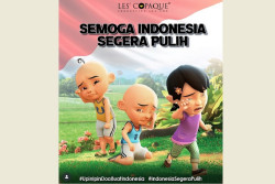 Susanti Menangis, Ipin dan Upin Ikut Mendoakan Indonesia