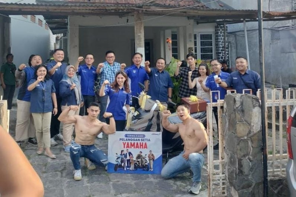 Yamaha Customer Day, Ketika Tegar Didaangi Pria Berbadan Tegap