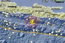 Dalam Sejam Gunungkidul Diguncang 3 Kali Gempa Magnitudo 3,0 Malam Ini