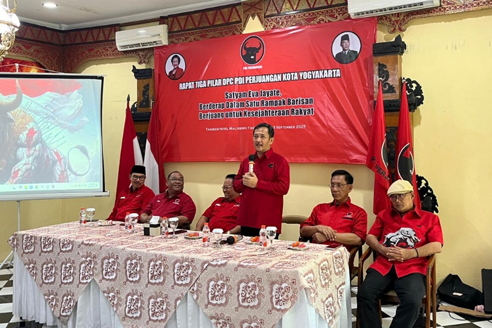 Rapat Tiga Pilar, DPC PDIP Yogyakarta Apresiasi Hasto Wardoyo Tak Naikkan Pajak