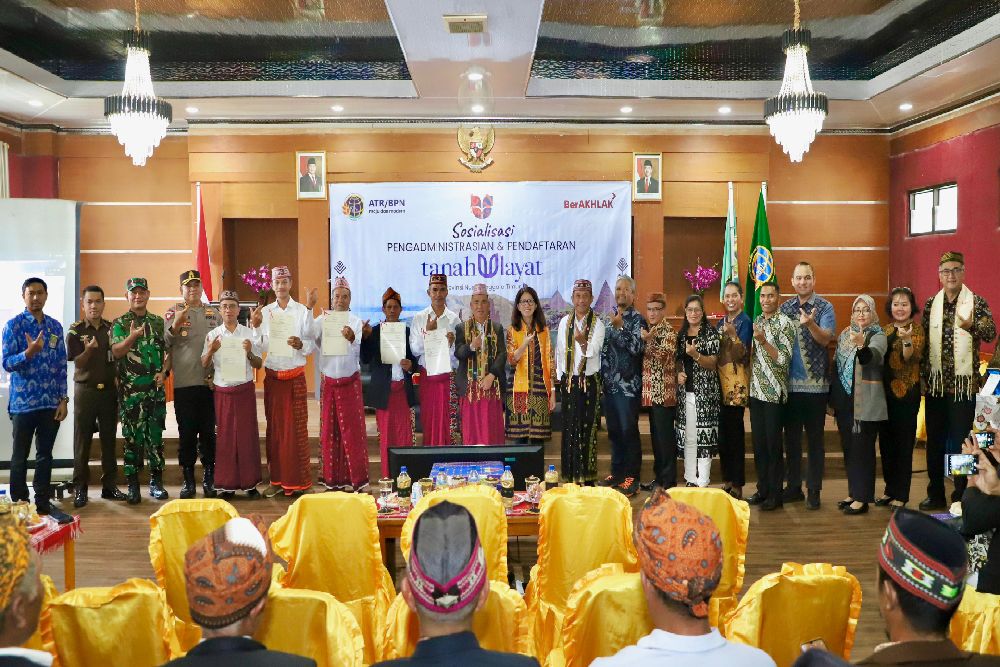 Pendaftaran Tanah Ulayat Wujudkan Arahan Presiden Prabowo