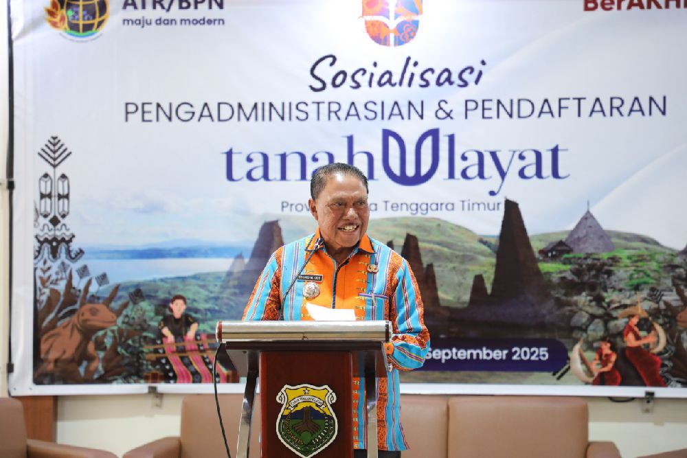 Kementerian ATR/BPN Gelar Sosialisasi Pendaftaran Tanah Ulayat di NTT