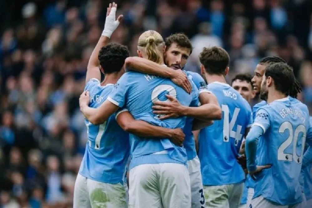 Hasil Manchester City Vs Burnley, Skor 5-1, Haaland Cetak Brace
