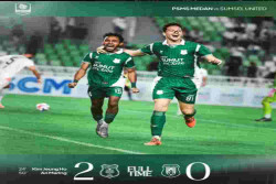 PSMS Medan Bekuk Sumsel United 2-0