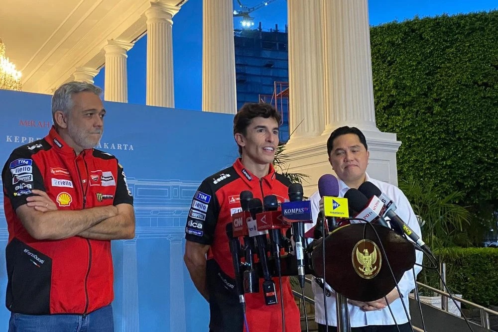 Bertemu Prabowo, Marc Mrquez Senang Kembali ke Indonesia