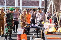 Polres Wonosobo Gelar Apel Siaga Potensi Bencana Hidrometeorologi