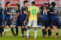 Jepang Bekuk Brasil 3-2 di Laga Persahabatan