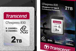 Transcend Kenalkan CFexpress 830 Type B dengan Kecepatan 3.500MB/s
