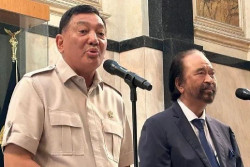 Hasil Pertemuan Surya Paloh dengan Menhan Sjafrie, Dapat Vitamin