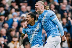 Man City vs Everton Skor 2-0, Erling Haaland Cetak 2 Gol