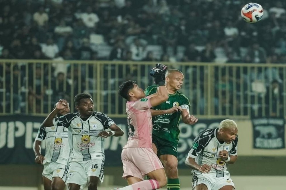 PSS Sleman Ditahan Imbang Persipura di Stadion Maguwoharjo