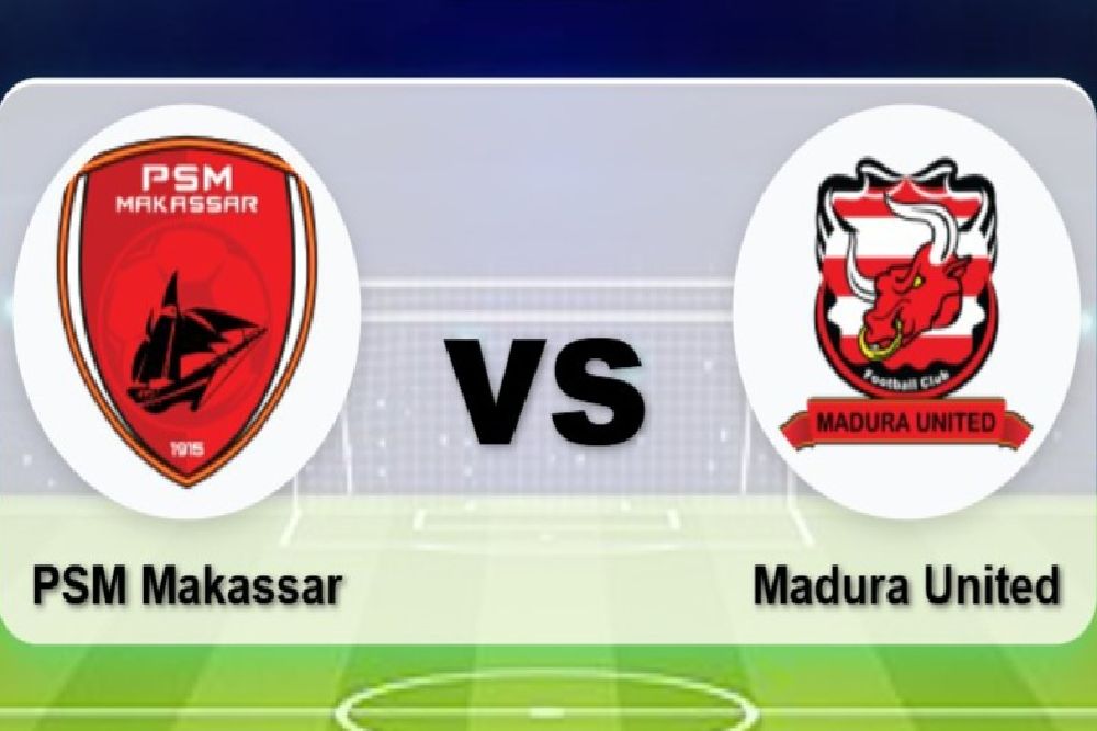 Babak Pertama, PSM Makassar Vs Madura United, Skor 0-1
