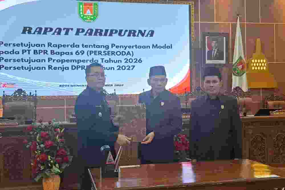 DPRD dan Eksekutif Setujui Raperda, Propemperda 2026 dan Renja 2027