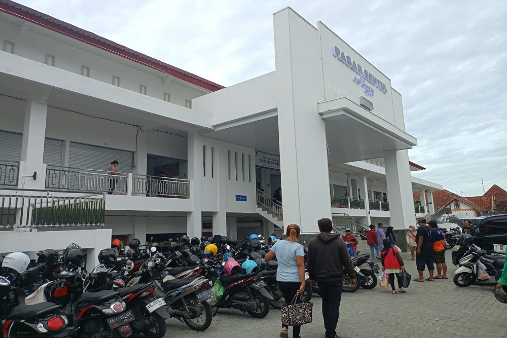 Pasar Sentul Jogja Sepi, Pedagang Sulit Bayar Retribusi