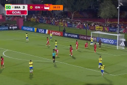 Hasil Brasil Vs Indonesia U17, Skor 4-0, Garuda Muda Kalah Telak