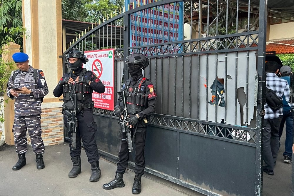 Polda Metro Telusuri Situs Perakit Bom SMAN 72 Jakarta