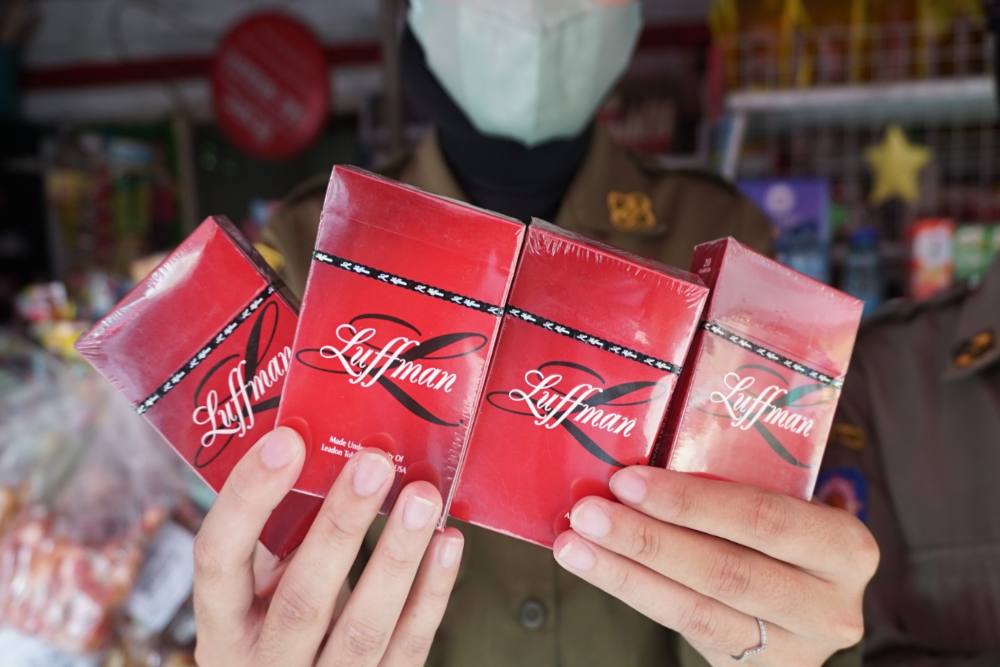Operasi Rokok Ilegal Sleman, 10 Penjual Didenda Rp48,7 Juta