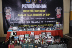 Bea Cukai Yogyakarta dan Magelang Lakukan Pemusnahan Serentak