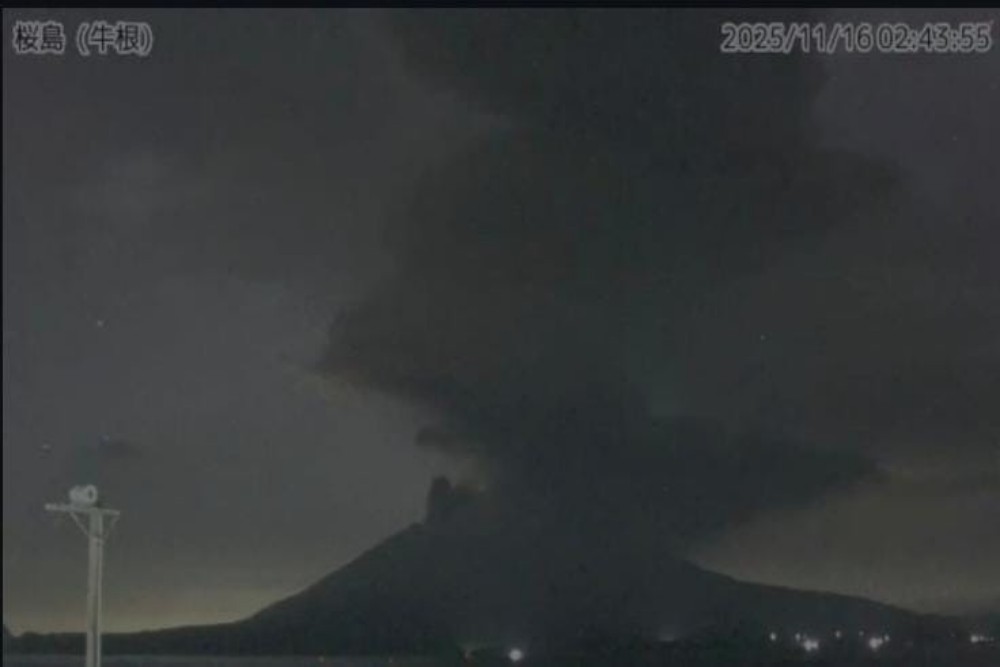Gunung Sakurajima Meletus, Abu Capai 4.400 Meter ke Langit
