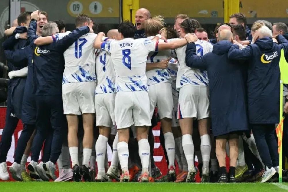 Bekuk Italia 1-4, Norwegia Lolos ke Piala Dunia 2026