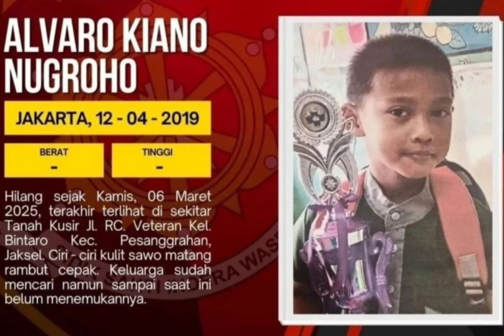 Anak Hilang 8 Bulan, Polisi Intensif Cari Alvaro
