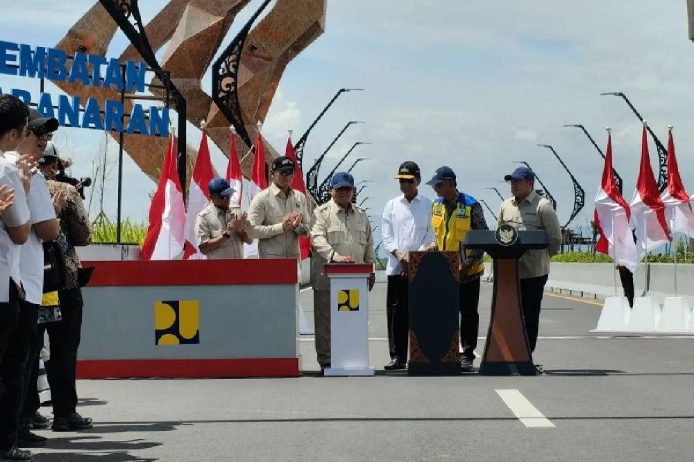 Prabowo Resmikan Jembatan Kabanaran di Kulonprogo, Ini Keistimewaannya
