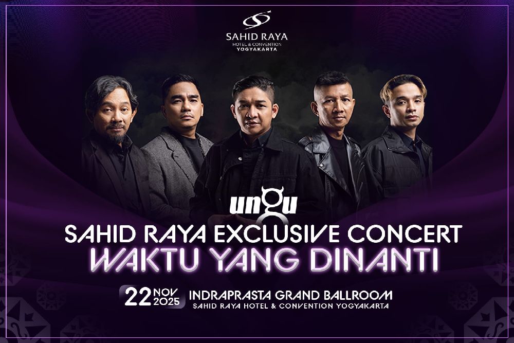 Konser Eksklusif Ungu di Sahid Raya Jogja Digelar 22 November