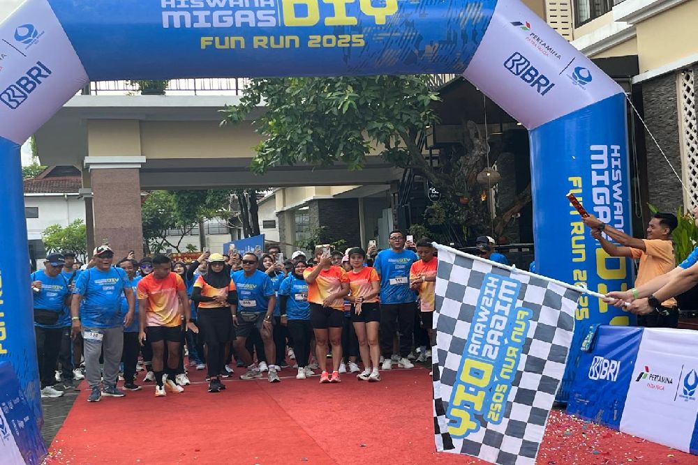 Fun Run Hiswana Migas DIY Warnai Persiapan Energi Jelang Libur Nataru