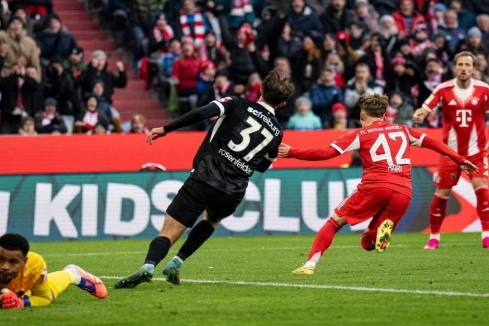 Hujan Gol, Bayern Tekuk Freiburg 6-2 di Allianz Arena