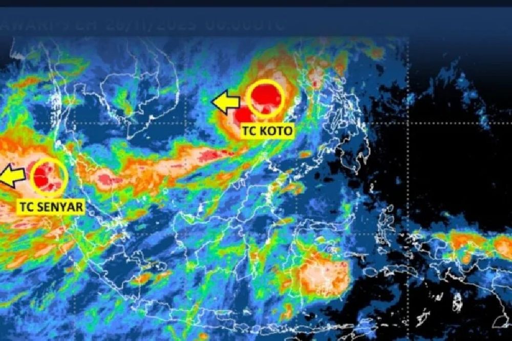 Cuaca Ekstrem Sumut Dipicu Siklon Tropis Senyar