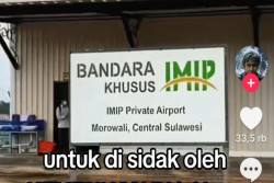 DPR Desak Polri Investigasi Bandara IMIP Morowali