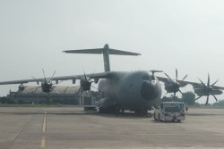 TNI AU Kerahkan A400M dan Hercules Kirim Bantuan Banjir