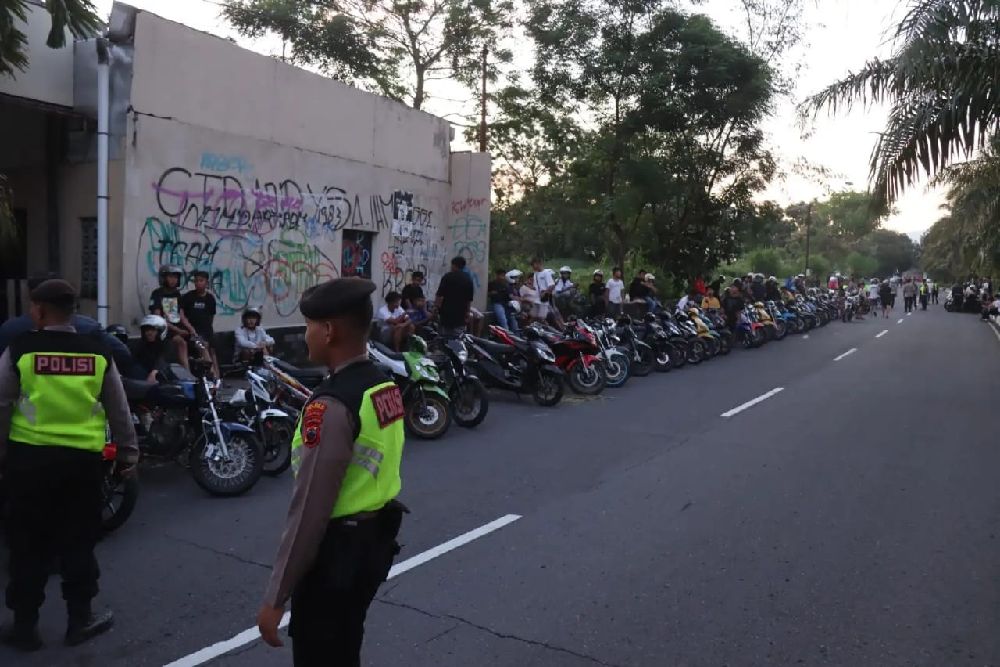 Razia Balap Liar di Alkid Boyolali, 71 Pelanggar Ditindak