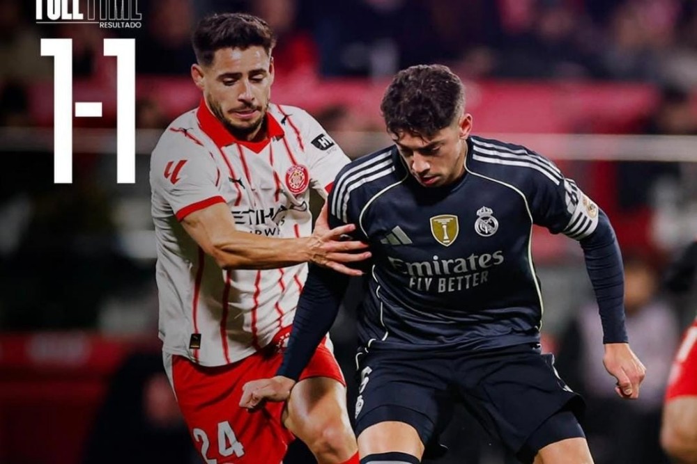 Real Madrid Tertahan 1-1, Barcelona Tetap di Puncak