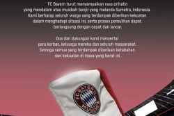 Bayern dan Manchester United Kirim Doa untuk Korban Banjir Sumatera